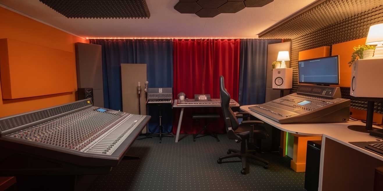 Mix- und Mastering-Arbeitsplatz